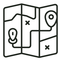 Locations Icon, black