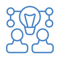Vision Icon, blue